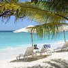 Maldives, Raa, Maakurathu island, beach, sunbeds