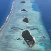 Maldives, Thaa, Maalifushi island, aerial
