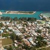 Maldives, Thaa, Thimarafushi island, aerial view