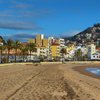 Spain, Costa Brava, Blanes beach, Old Town