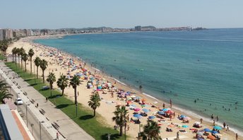 Spain, Costa Brava, Sant Antoni de Calonge beach