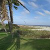 USA, Georgia, Sea Island, beach, palm shadow