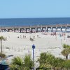 USA, Georgia, Tybee Island, beach, pier