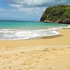 Guadeloupe, Basse Terre, Anse Tillet beach, water edge