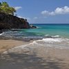 Guadeloupe, Basse Terre, Leroux beach, south end