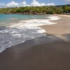 Guadeloupe, Basse Terre, Leroux beach, water edge