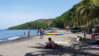 Guadeloupe, Basse Terre, Malendure beach