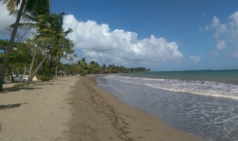 Guadeloupe, Basse Terre, Sainte Claire beach