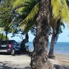 Guadeloupe, Basse Terre, Sainte Claire beach, free parking