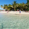 Guadeloupe, Gosier island, beach (left)
