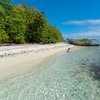 Guadeloupe, Gosier island, beach (right)