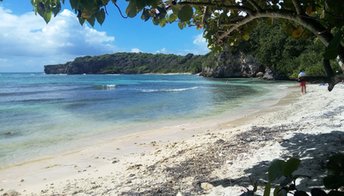 Guadeloupe, Grande Terre, Anse a Jacques beach