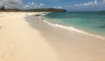 Guadeloupe, Grande Terre, Anse a la Gourde beach