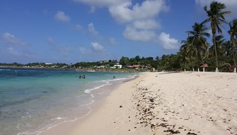 Guadeloupe, Grande Terre, Anse-Bertrand beach