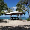 Guadeloupe, Grande Terre, Anse Montal beach, pavilion