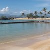 Guadeloupe, Grande Terre, Bas du Fort beach, pier