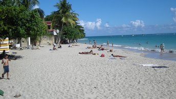 Guadeloupe, Grande Terre, La Datcha beach