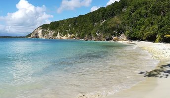 Guadeloupe, Grande Terre, Petit-Havre beach