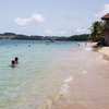 Martinique, Anse Cosmy beach, lifeguard tower