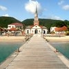 Martinique, Anse d'Arlet beach, church