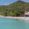 Martinique, Anse d'Arlet beach, view from water (north)