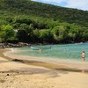 Martinique, Anse Dufour beach, yellow sand