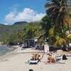 Martinique, Grande Anse d'Arlet beach, crowd