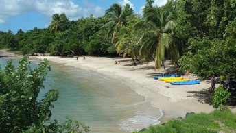 Martinique, Gros Raisins beach