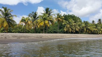 Martinique, Madiana beach