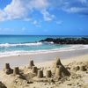 Martinique, Oceane beach, sand castles