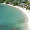 Martinique, Raisiniers beach, aerial view