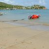 Мартиника, Пляж Тартан, лодки