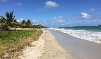 Saint Lucia, Anse Des Sables beach