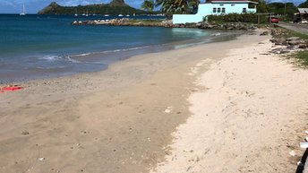 Saint Lucia, Gros Islet beach, Bay Guesthouse