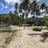 Saint Lucia, Marigot Bay beach, water edge