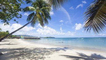 Saint Lucia, Morgan Bay beach