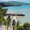 Saint Lucia, Morgan Bay beach, pier