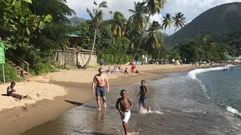 Saint Lucia, Soufriere beach