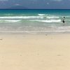 Seychelles, Mahe, Beau Vallon beach, water edge