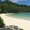 Seychelles, Mahe, Port Launay beach (left)