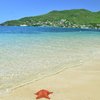 Bequia, Plantation beach, clear water