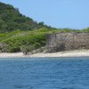 Carriacou, Saline Island, beach, tower