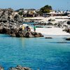 Chile, Bahia Inglesa beach, rocks