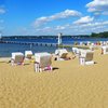 Germany, Wannsee beach, huts