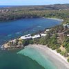 Grenada, Cabier beach, two bays, aerial