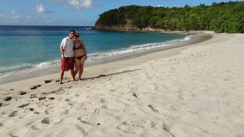 Grenada, Carriacou, Anse La Roche beach