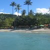 Grenada, Grand Anse beach, view from water