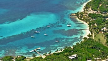 Grenadines, Petit Saint Vincent, South Beach