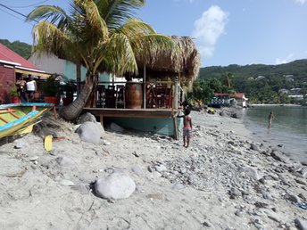 Guadeloupe, Basse Terre, Anse Deshaies beach