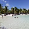 Guadeloupe, Grande Terre, Sainte-Anne beach, view from breakwater